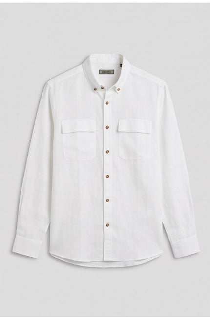 The Resort Linen Double-Pocket Shirt