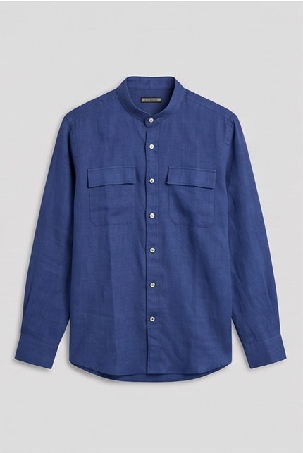 The Resort Linen Double-Pocket Shirt