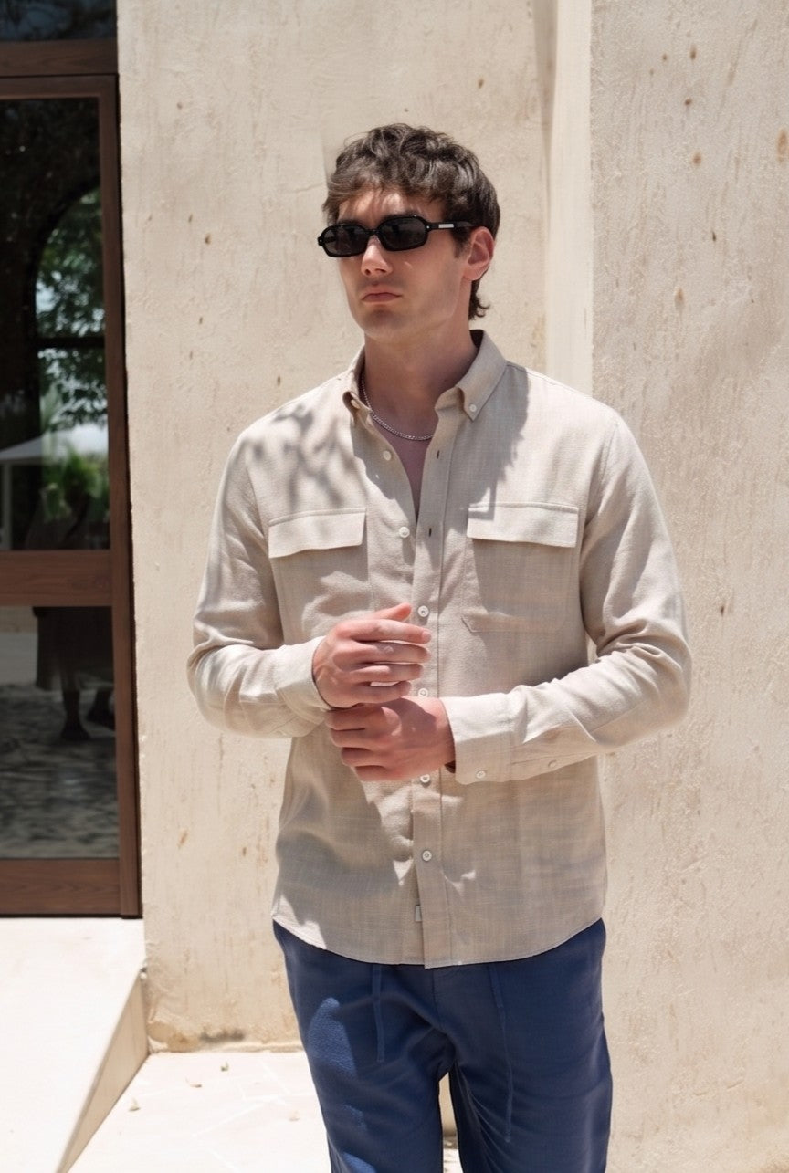 The Resort Double-Pocket Linen Shirt