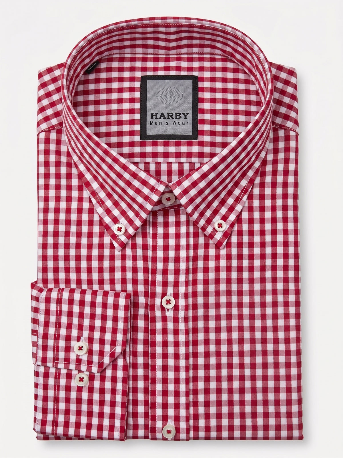 Gingham Check Cotton Shirt