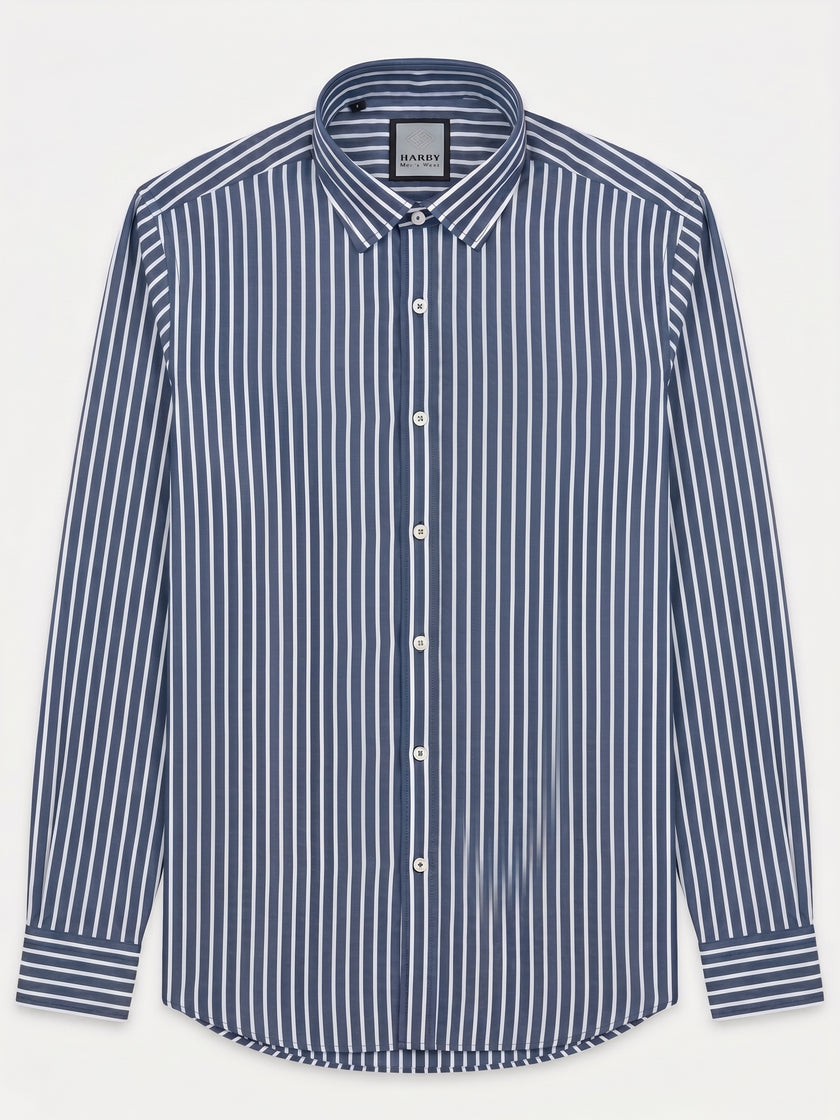 Structured Striped Shirt