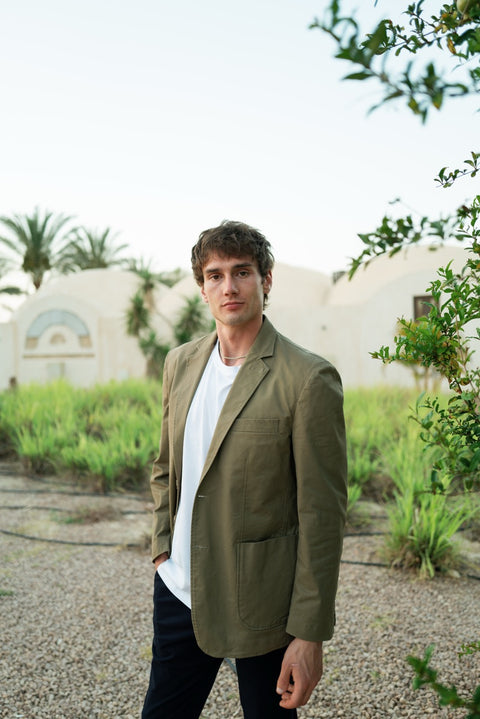 The Hudson Gabardine Blazer