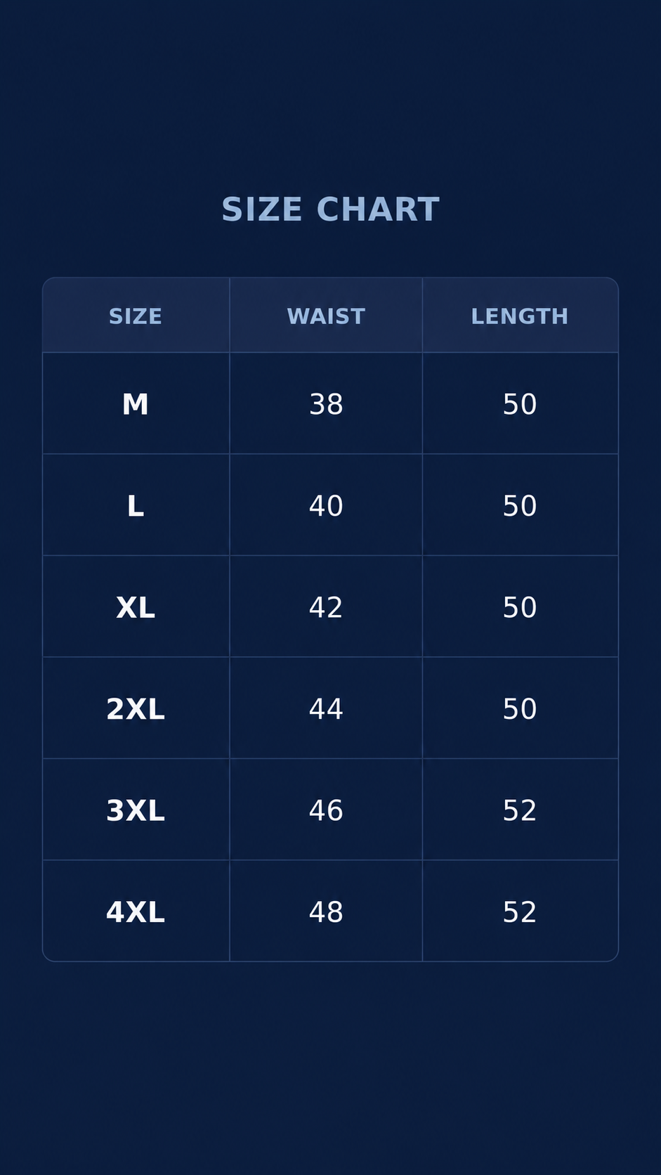 Size Guide
