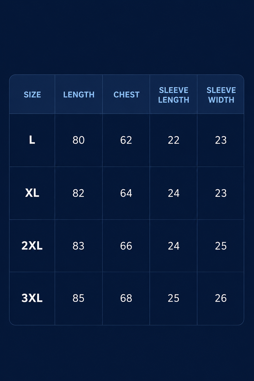 Size Guide